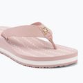 Japonki damskie Tommy Hilfiger Im Th Chainprint Midwedge Sandal foggy pink 7