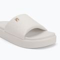 Klapki damskie Tommy Hilfiger Platform Monogram Poolslide ancient white 7