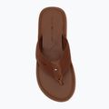Japonki męskie Tommy Hilfiger Leather Beach Sandal winter cognac 5