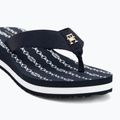 Japonki damskie Tommy Hilfiger Im Th Chainprint Midwedge Sandal space blue 7