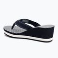 Japonki damskie Tommy Hilfiger Stripes Wedge Beach Sandal space blue 3