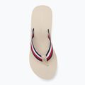 Japonki damskie Tommy Hilfiger Corporate Wedge Beach Sandal muslin 5