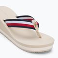 Japonki damskie Tommy Hilfiger Corporate Wedge Beach Sandal muslin 7