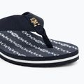 Japonki damskie Tommy Hilfiger Chain Print Beach Sandal space blue 7
