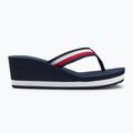 Japonki damskie Tommy Hilfiger Corporate Wedge Beach Sandal space blue 2
