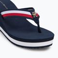 Japonki damskie Tommy Hilfiger Corporate Wedge Beach Sandal space blue 7