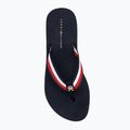 Japonki damskie Tommy Hilfiger Corp Mid Wedge Beach Sandal space blue 5