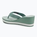 Japonki damskie Tommy Hilfiger Stripes Wedge Beach Sandal charming green 3