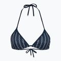 Góra od stroju kąpielowego Tommy Hilfiger Triangle Rp Print flag chain dark night navy