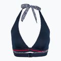 Góra od stroju kąpielowego Tommy Hilfiger Halter Rp Print illustrated wave dark night navy 2