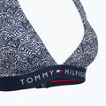 Góra od stroju kąpielowego Tommy Hilfiger Halter Rp Print illustrated wave dark night navy 3