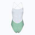 Strój kąpielowy jednoczęściowy damski Tommy Hilfiger Straight One Piece seersucker radiant green/white 2
