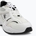 Buty damskie Calvin Klein YW0YW01807 Retro Tennis Mesh Ml bright white/black 7