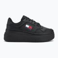 Buty damskie Tommy Jeans Retro Basket Flatform Ess triple black 2