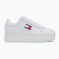 Buty damskie Tommy Jeans Tjw Flatform Cupsole Ess white 2
