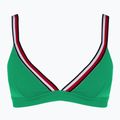 Góra od stroju kąpielowego Tommy Hilfiger Triangle Rp olympic green