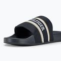 Klapki damskie Tommy Hilfiger Poolslide With Webbing space blue 8