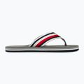 Japonki męskie Tommy Hilfiger Massage Footbed Oly Beach Sandal antique silver 2