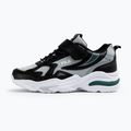Buty dziecięce FILA Madrun Velcro black/posy green