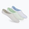 Skarpety damskie SKECHERS Non Terry No Show Liner 3 pary blue/green