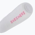 Skarpety damskie SKECHERS Non Terry No Show Liner 3 pary white/purple 7