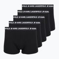 Bokserki męskie KARL LAGERFELD Logo Trunk 5 par black