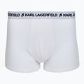 Bokserki męskie KARL LAGERFELD Logo Trunk 3 pary white 2