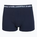 Bokserki męskie KARL LAGERFELD Logo Trunk 3 pary navy 2