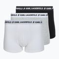 Bokserki męskie KARL LAGERFELD Logo Trunk 3 pary multicolor