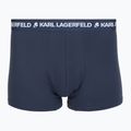 Bokserki męskie KARL LAGERFELD Logo Trunk Multiband 3 pary dark sea/indigo/blue 3