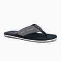 Japonki męskie Tommy Hilfiger Chambray Beach Sandal desert sky