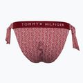 Dół od stroju kąpielowego Tommy Hilfiger Cheeky Side Tie Bikini Print floral stripe regatta red 2