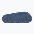 Klapki męskie Tommy Jeans Pool Slide Ess DBX blue coast 4