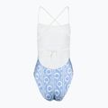 Strój kąpielowy jednoczęściowy damski Tommy Hilfiger Straight Neck Print floral stripe blue spell 2