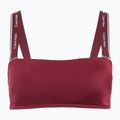 Góra od stroju kąpielowego Calvin Klein KW0KW02731 Removable Straps - RP plum glaze
