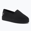 Buty damskie Calvin Klein Flatform Espadrille Mg/Hdw triple black