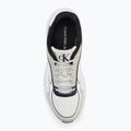 Buty damskie Calvin Klein YW0YW01887 Retro Tennis Knit Mg bright white/silver bich/navy 5