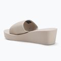Klapki damskie Calvin Klein YW0YW01725 Beach Wedge Slide Canvas eggshell 3