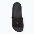 Klapki damskie Calvin Klein YW0YW01713 Slide Monogram Hardware triple black 5