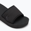 Klapki damskie Calvin Klein YW0YW01725 Beach Wedge Slide Canvas triple black 7
