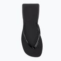 Japonki damskie Calvin Klein YW0YW01716 Sq Low Wedge Sandal Stitch triple black 5