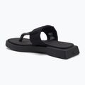 Japonki damskie Calvin Klein YW0YW01717 Sq Low Wedge Sandal Rope triple black 3