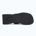 Japonki damskie Calvin Klein YW0YW01717 Sq Low Wedge Sandal Rope triple black 4