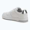 Buty damskie Calvin Klein YW0YW01765 Basket Cupsole Low Mg bright white/silver 3