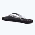 Japonki damskie Calvin Klein YW0YW01719 Beach Sandal Monologo Tpu black/silver 2