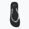 Japonki damskie Calvin Klein YW0YW01719 Beach Sandal Monologo Tpu black/silver 5
