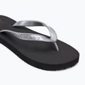 Japonki damskie Calvin Klein YW0YW01719 Beach Sandal Monologo Tpu black/silver 7