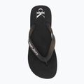 Japonki damskie Calvin Klein YW0YW01830 Beach Sandal Flatform Tpu black/bright white 5