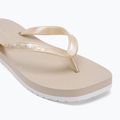 Japonki damskie Calvin Klein YW0YW01720 Thong+ Tpu Metallic eggshell/bright white 7