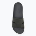 Klapki męskie Calvin Klein HM0HM01752 Pool Slide Double T dark olive 5